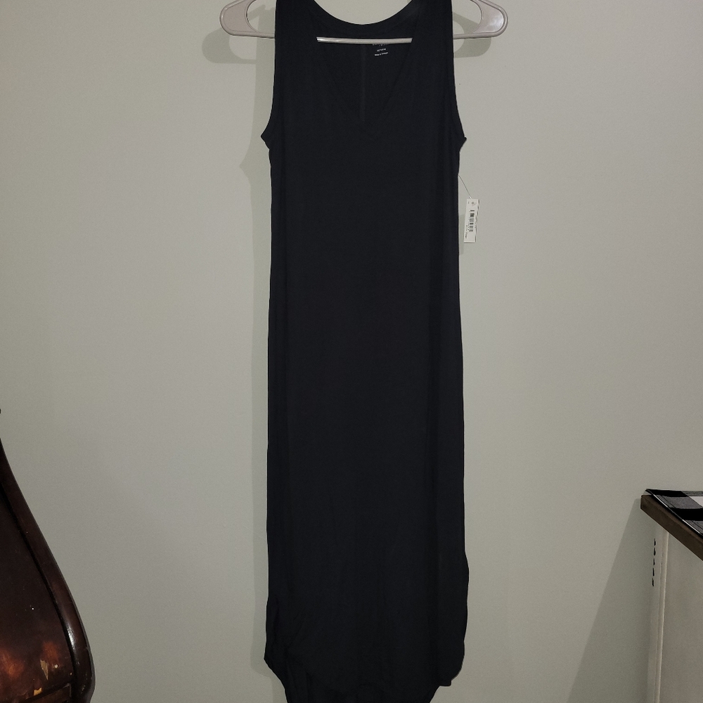 NWT Black Sleeveless Tank Dress DAILY RITUAL Size XS